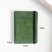 Couverture de passeport en cuir PU de voyage écologique, porte-cartes, logo porta passeport, sublimation personnalisée, porte-passeport rfid, 2023
