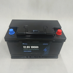 12V 1200CCA 100Ah 저자체방전 스타터 배터리 (장시간 보관 가능), 맞춤형 LiFePO4 스타터 배터리 - Product Image 1