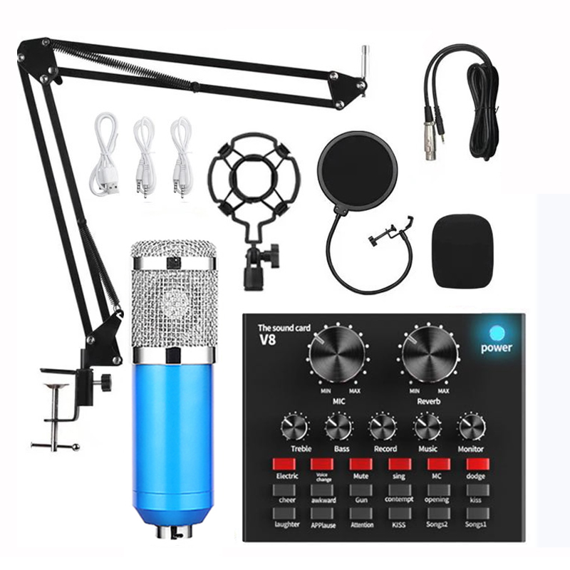 Professional Studio Recording Microphone BM 800 Voice Condenser Mic