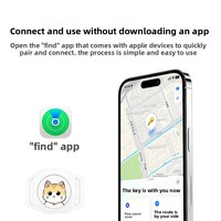 Traceur GPS sans fil pour chien et chat avec Bluetooth, localisateur en temps réel, alerte anti-perte, compatible iOS Y14, collier intelligent édition animaux de compagnie