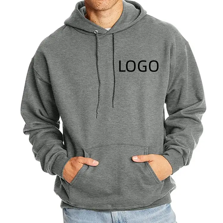 Wholesale Red Custom Puff Printing Sweatshirt Fleece Men's Hoodie For Boys Girls