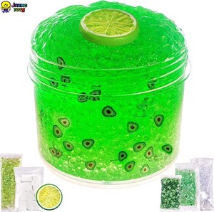 JITENG Wholesale Customize Non-toxic Slime rainbow Colorful Crystal Slime Kit Complete Crystal Cupcake Slime Kit ASMR - Product Image 2