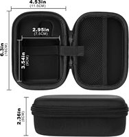 Estuche Rígido de Viaje con Cierre de Cremallera, Diseño Casual y Simple, Protector de EVA para Audífonos