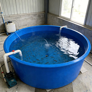 Tanque de Peces de FRP de Alta Calidad para Acuicultura, Estanque Circular para Cría de Peces y Camarones - Product Image 1
