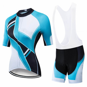 Maglia <span class=keywords><strong>da</strong></span> ciclismo estiva ad asciugatura rapida per <span class=keywords><strong>donna</strong></span> <span class=keywords><strong>pantaloni</strong></span> con bavaglino Culotte imbottiti in Gel con nome di squadra personalizzato tipo di fornitura di pantaloncini - Product Image 3