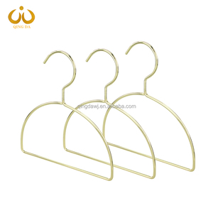 Perchero Redondo Multifuncional de Alambre Dorado para Ropa, Hijabs, Cinturones, Bufandas y Corbatas - Colgador Metálico Personalizado para Armario - Product Image 1