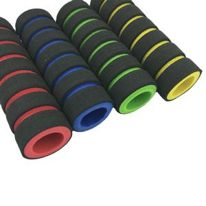 Puños para Manillar de Bicicleta de 22.2mm, Esponjosos y Cómodos, Accesorios para Ciclismo de Montaña, Negros con Anillo Interior Colorido - Product Image 2