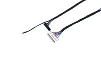Hochwertiges LVDS-Kabel I-PEX20653-30P PTFE-Bildschirmkabel für Maßgefertigte Digitale Bildschirme/Computermonitore