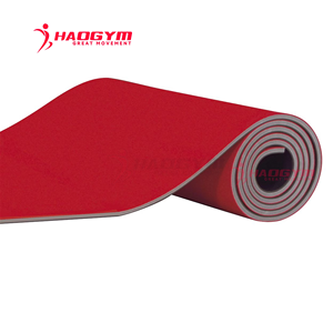 HAOGYM 体操用フロアマット アクロバット用 柔軟なフィットネス ローリングフォームマット タンブルトラック スプリングフロアマット - Product Image 1