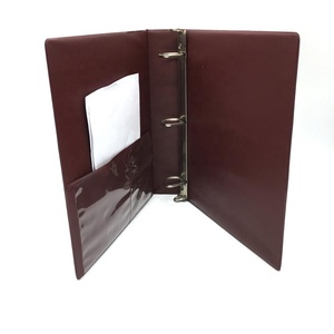Cá nhân 3-Ring Trường hợp Chất kết dính thư mục slipcase lưu trữ PVC hộp tập tin - Product Image 5