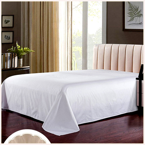 300TC 60*60 200*98 Satén de alta calidad <span class=keywords><strong>Poly</strong></span> algodón blanco 250 Cm de ancho telas para sábana - Product Image 3