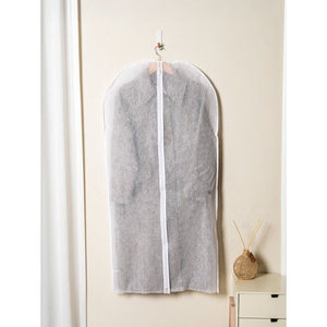 Pliable 60X120 cm Polyester et Peva Matériel Costume Sac Fermeture Éclair Vêtements Couverture pour Poussière Voyage Stockage-Vêtement Couverture - Product Image 1