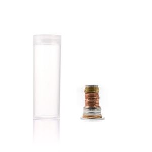 Hot Selling <strong>Plastic</strong> <strong>Coin</strong> case Holder clear <strong>Tube</strong> for <strong>Coin</strong> 32MM - Product Image 4