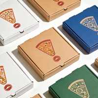Boîtes à pizza en carton personnalisées résistantes à l'huile, fabricants de boîtes à pizza imprimées avec logo