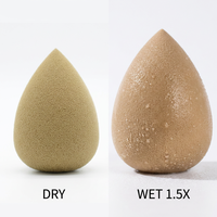 Éponge de maquillage lavable super douce à base de plantes, écologique, sans latex, éponge de beauté bio, mélangeur cosmétique, houppette pour fond de teint