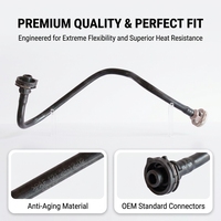 Tuyau de Remplacement pour Réservoir d'Expansion, Tuyau de Refroidissement et Tuyau de Ventilation de Radiateur OE 8WD121081E Compatible Audi A4 - Conduite d'Eau Moteur Auto