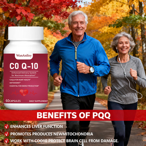 Capsule molle de <span class=keywords><strong>coenzyme</strong></span> Q10 à haute teneur en ubiquinone, personnalisée par OEM, vente directe, soins de santé - Product Image 3