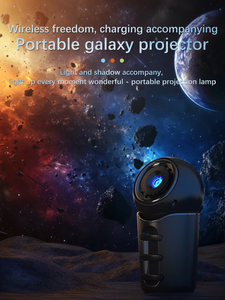 4-in-1 Portable Star Projector Night Light with 4 Film Discs Type-<b>C</b> <b>USB</b> Rechargeable Baby Kids Room Ceiling Galaxy Lamp - Product Image 6