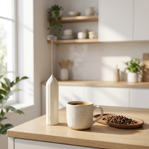 Mousseur à lait rechargeable, portatif, 3 vitesses, mousseur à café électrique, mini fouet en acier inoxydable pour latte, cappuccino, <span class=keywords><strong>matcha</strong></span> - Product Image 2