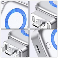 Adaptor Pemutus Otomatis Pengisian Penuh Terlaris dengan Motor untuk Perlindungan Kesehatan Baterai Ponsel, USB C Separator Pintar