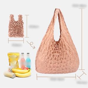 Bolsas de Compras Plegables Mágicas al por Mayor, Bolsas Elásticas Flexibles de Gran Capacidad, Multiusos, Tipo Burbuja - Product Image 2