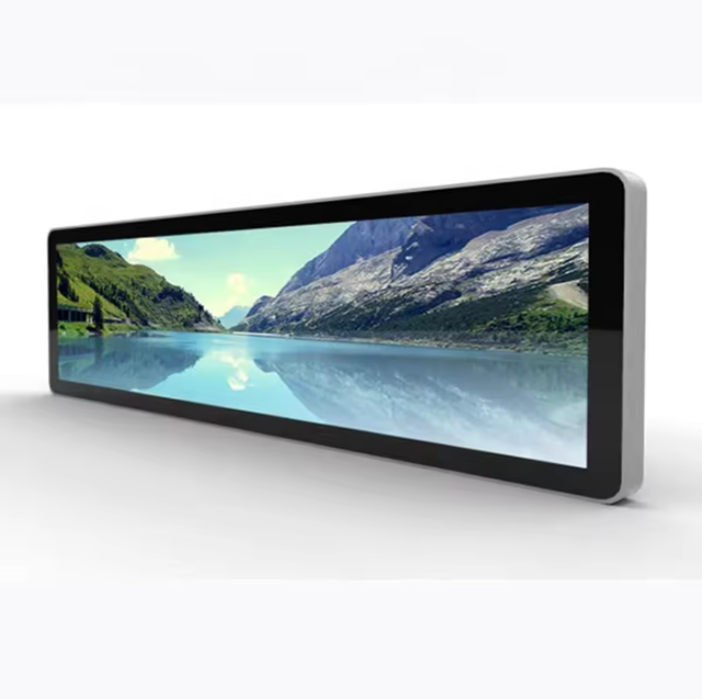 CH Stretched Bar 4K HDR LCD Display with IPS Panel Edge-Lit LED Backlight Adobe RGB 98% NFC Cloud-Based CMS for Digital Signage