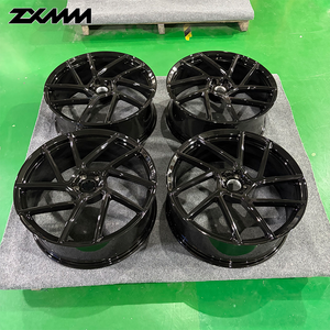 ZXMM <span class=keywords><strong>1</strong></span> pièce Jantes noires 5x108 5x114.3 5x130 5x120 19 20x8 20x8.5 21 22 23 pouces ET42 ET45 pour Knewstar 001 Geely Monjaro - Product Image 2
