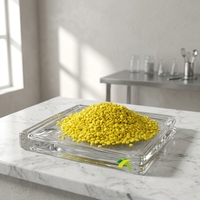 FE3115 Granulés de masterbatch colorant jaune pour moulage EVA, haute brillance, résistants aux UV, ignifuges et aux produits chimiques