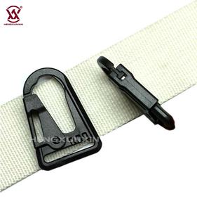 Mousqueton réglable en plastique de 25mm, crochets à boucle, porte-clés, sac à dos - Product Image 5