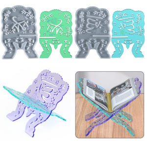 Moule en résine époxy pliable pour bibliothèque biblique, support de livre, sac d'opp, moule en silicone, décoration de bureau pour la lecture, organisateur de la prière de l'Aïd, DIY - Product Image 2