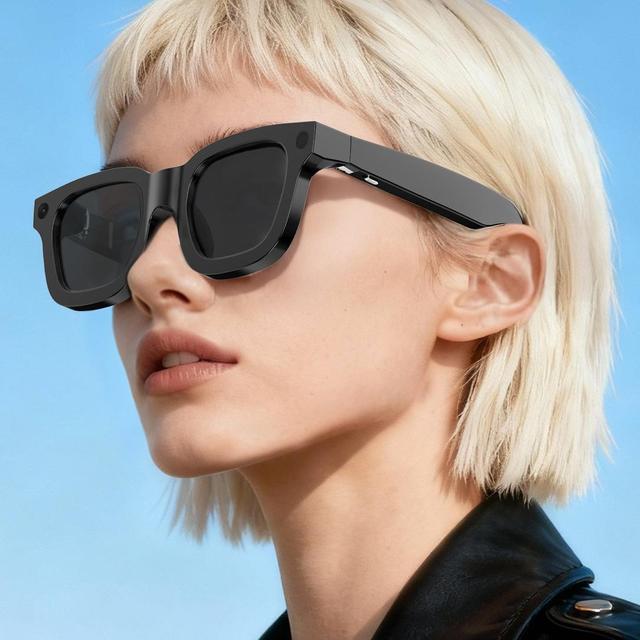 G300C High Quality Electrochromic Lens 1080p HD Shooting Smart Glasses with AI Assistant & Real-time Translation Touch Control