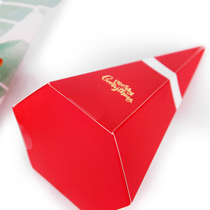 Caja Hexagonal de Cartón para Regalos de Navidad, Caja de Regalo Navideña, Paquete para Regalos, Dulces, Galletas y Bocadillos para Fiestas Navideñas - Product Image 4