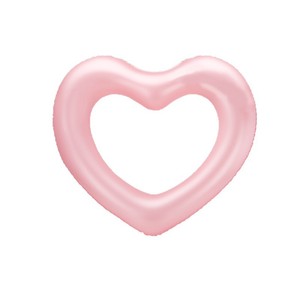 Flotador Inflable Personalizado en Forma de Corazón, 95x105cm, Color Rosa Sólido, para Adultos, Juegos Acuáticos - Product Image 4