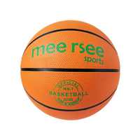 Balones de Baloncesto Clásicos Personalizados de la Marca Meersee, Balones de Baloncesto Naranja Promocionales