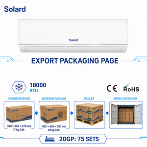 Climatiseur Solaire Hybride 18000 BTU AC PV à Entraînement Direct, Murale, Chauffage et Refroidissement, 80-380V, Usage Domestique Extérieur SLD-DCAC-18000E S - Product Image 6