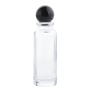 Flacon de parfum carré transparent de 30 ml avec boucle en forme de carte et bouchon sphérique, flacon vaporisateur épaissi de 50 ml avec bouchon à pas. - Product Image 4