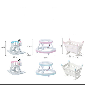 Mobili per la casa delle bambole in legno Set per la stanza del bambino in miniatura per bambini bambini Toddler - Product Image 6