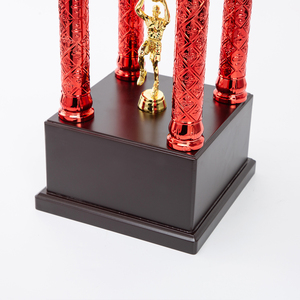 تصميم مخصص MVP بطل الكأس مع قاعدة خشبية لبطولة المنافسة - Product Image 4