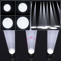 U'King-minifoco LED para escenario, 3W, con soporte único