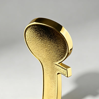 Trophée sportif en métal moulé sur mesure avec impression UV, plaqué or, pour événements et souvenirs