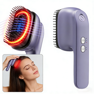 Masseur de cuir chevelu électrique rechargeable avec huile essentielle, outil anti-frisottis portable, cadeau idéal pour femme - Product Image 1