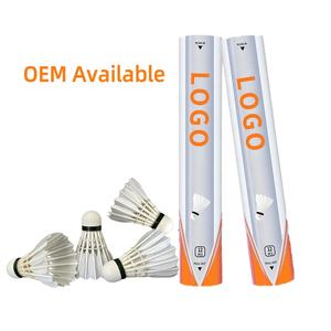 Shuttlecock Bulu Tangkis DunRun <span class=keywords><strong>DR</strong></span>-13 Kelas Turnamen Bulu Angsa Daya Tahan Tinggi Gabus 2-Lapisan Dijual - Product Image 6