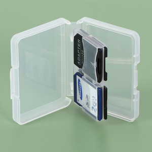 SUNSHING Multi-Function <b>Memory</b> XD XQD NM <b>Card</b> Protective Box Camera <b>Card</b> Organizer 4 Slots PP Plastic <b>SD</b> CF TF SIM <b>Card</b> Case - Product Image 1