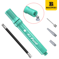 Kit de pompe à balle double action BAIMEI, aiguilles de gonflage bidirectionnelles, pour basketball, football, volley-ball, vente en gros, OEM, PP, ABS