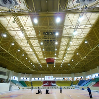 Structures métalliques préfabriquées à faible coût avec articulations à billes boulonnées, adaptées aux piscines, aux patinoires