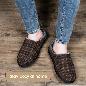 <span class=keywords><strong>Mocassins</strong></span> classiques à carreaux antidérapants en TPR avec mousse à mémoire de forme pour la chambre à coucher <span class=keywords><strong>mocassins</strong></span> à enfiler style <span class=keywords><strong>mocassins</strong></span> confortables pour hommes - Product Image 4