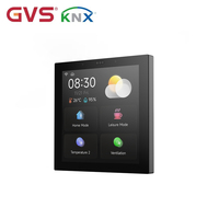 Panneau tactile intelligent IPS GVS KNX S4 pour montage encastré, épaisseur 8 mm, avec interphone KNX SIP et serveur d'application pour maison connectée