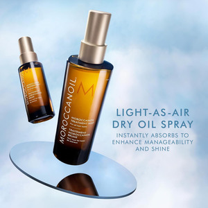 Moroccanoil Spray d'huile sèche, traitement capillaire instantané, absorption rapide, brillance légère, soin des cheveux pour tous types de cheveux - Product Image 1