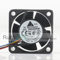 Ventilateur de refroidissement Delta DC 0.45A 4020 40X40X20MM 4CM à double roulement à billes pour alimentation de châssis, grande capacité d'air, EFB0405HHD