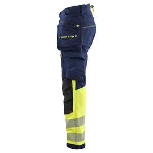 BLAKLADER - 112516488933C62 Pantalón Hi-Vis 4-Way stretch Azul marino/Amarillo Hi-vis-EAN 7330509912805 ROPA DE TRABAJO DE 2017 - Product Image 3
